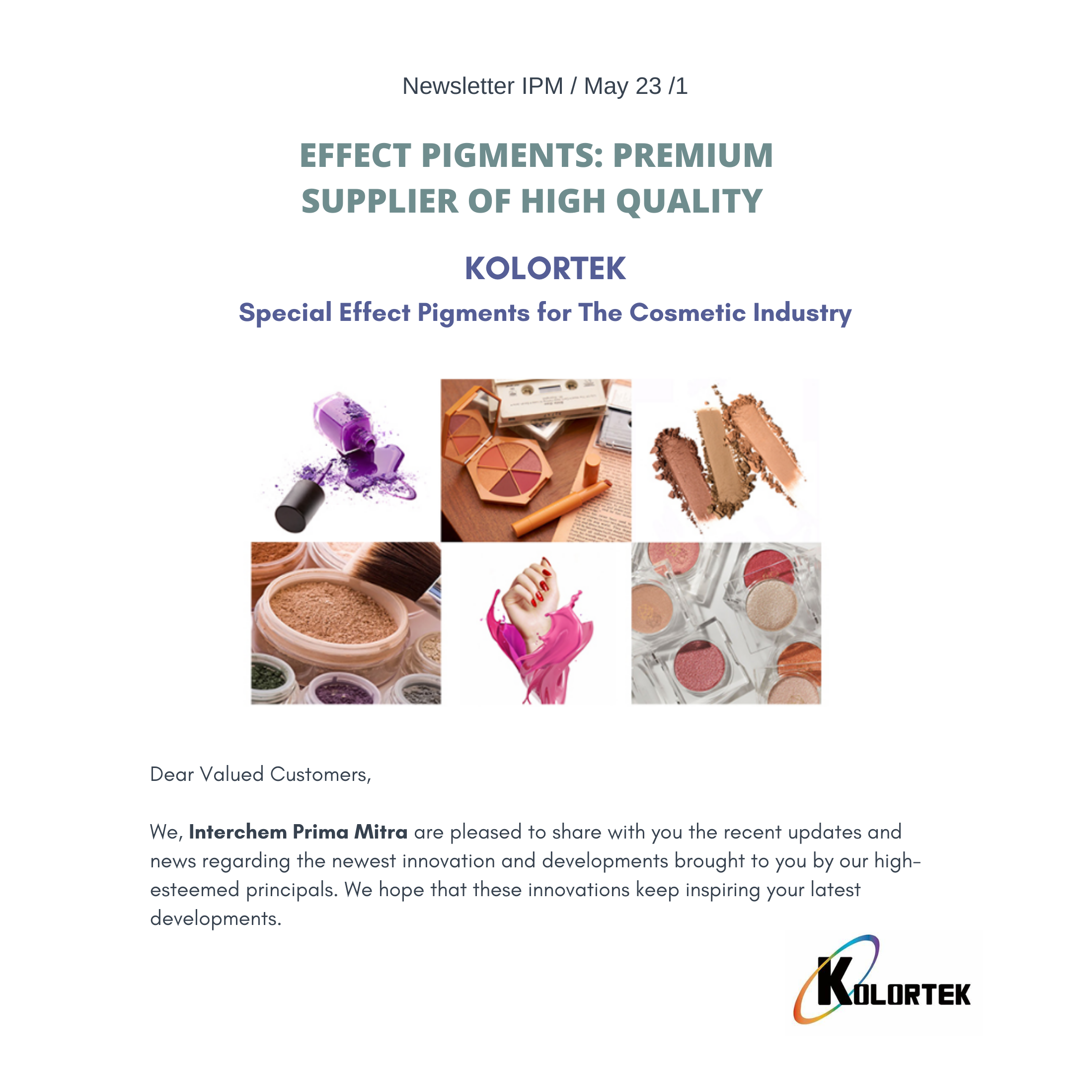 EFFECT PIGMENTS: PREMIUM SUPPLIER OF HIGH QUALITY