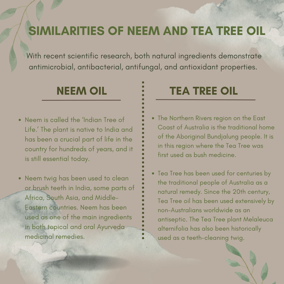 TEA TREE OIL VS NEEM OIL