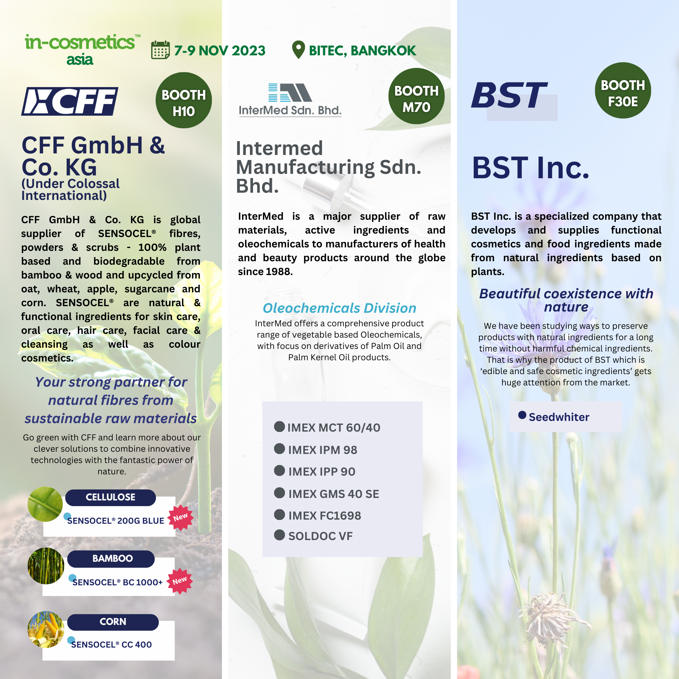 Join Us In Cosmetics Asia 2023 - Bitec - Bangkok