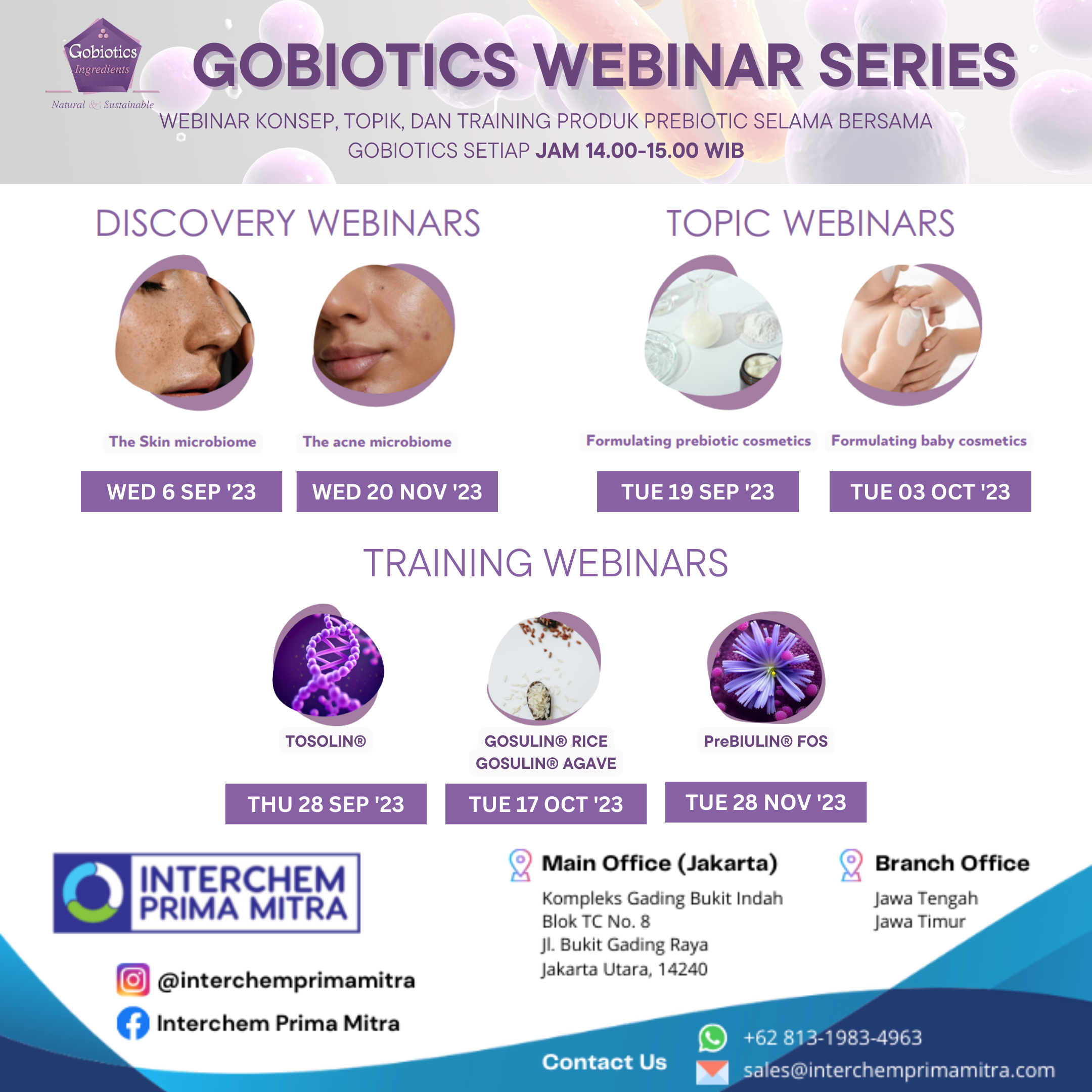 Gobiotics Discovery Webinar: The Skin Microbiome ---Prebiotics for Next-Level Skincare