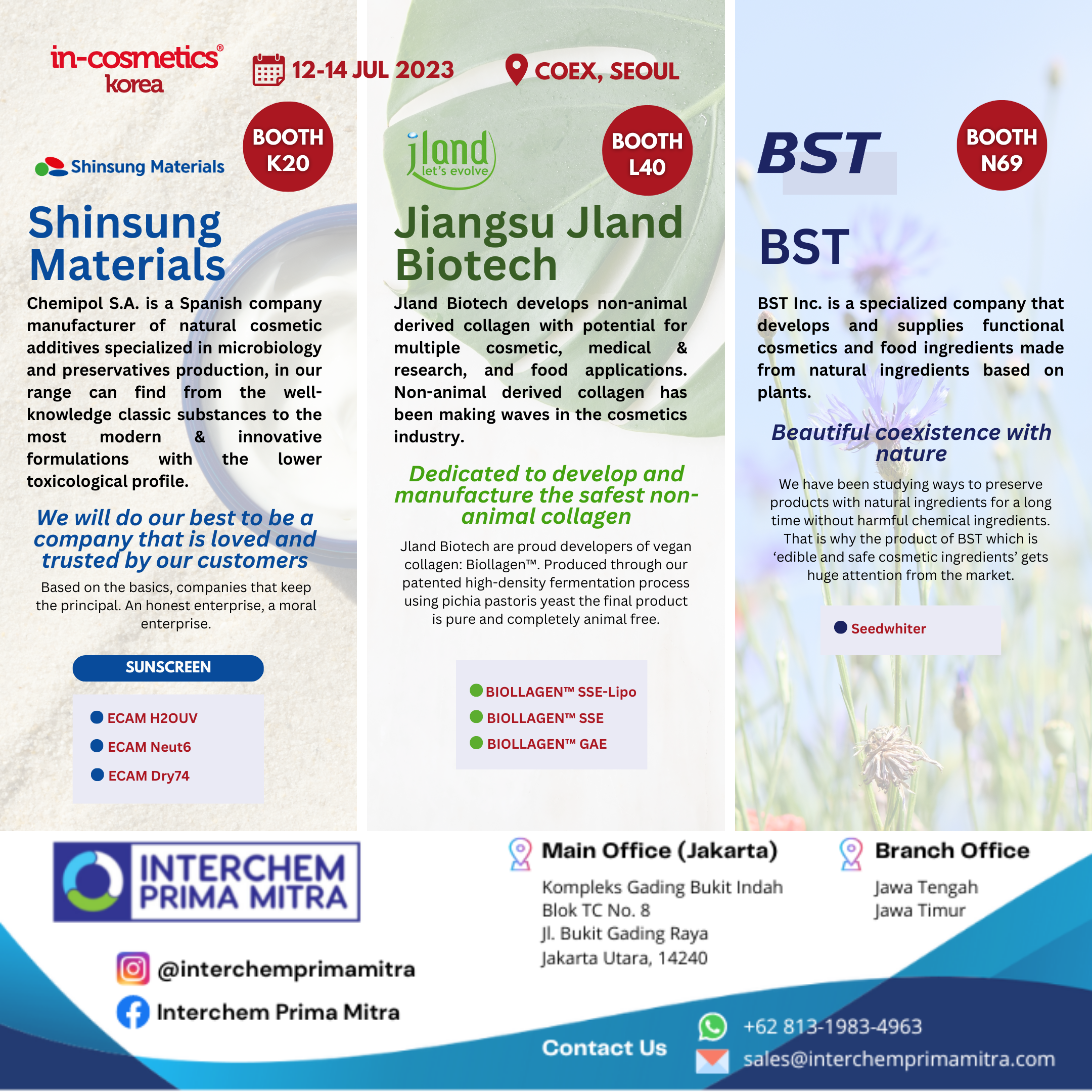 JOIN US IN COSMETICS KOREA 2023