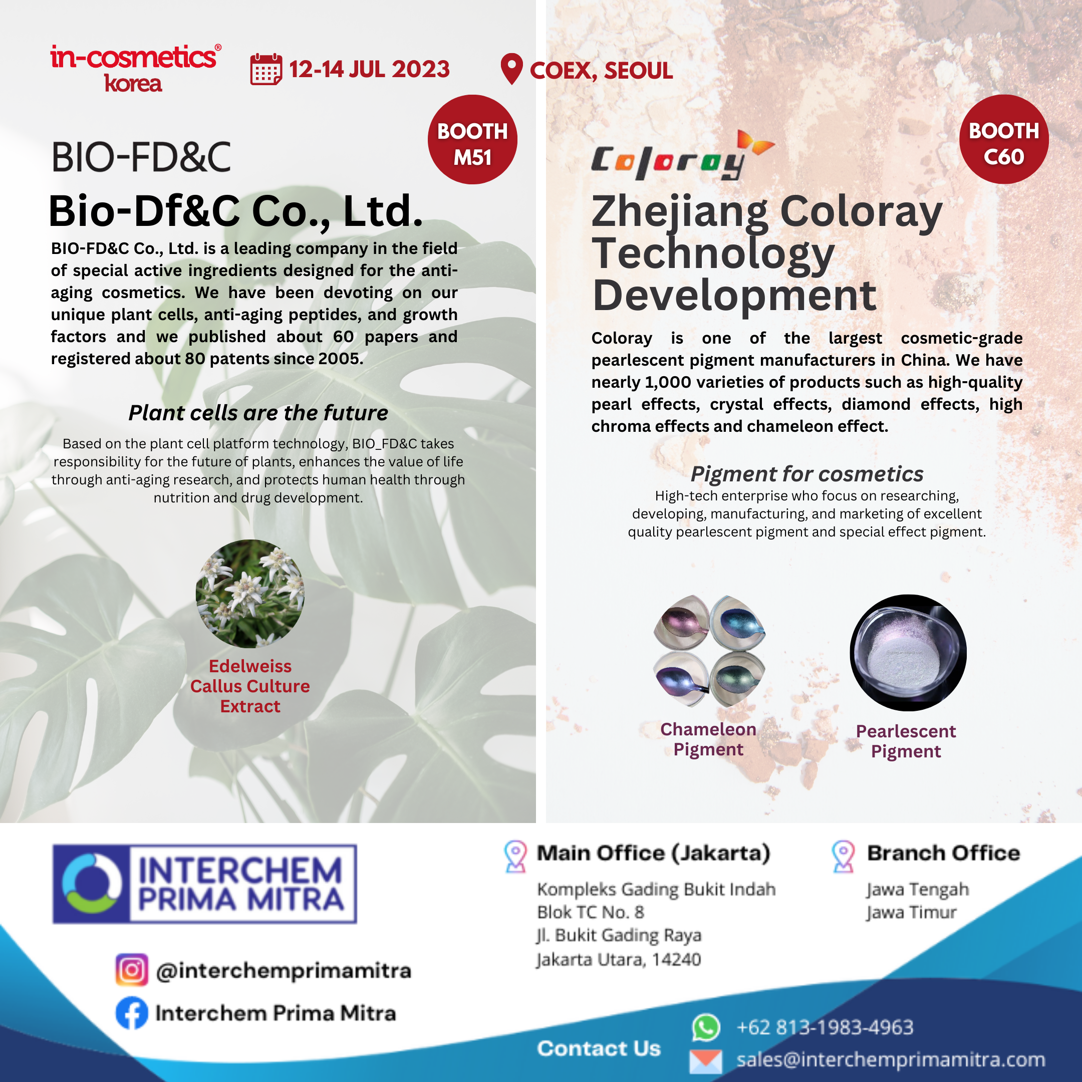 JOIN US IN COSMETICS KOREA 2023