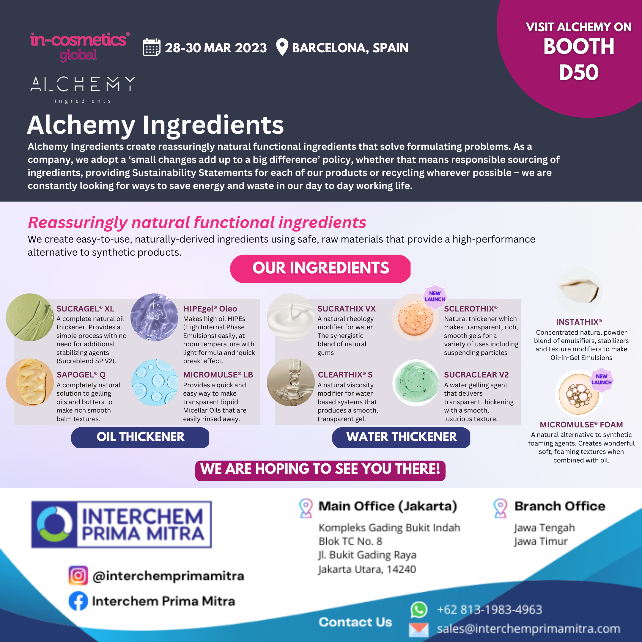 JOIN US IN-COS BARCELONA 2023 : ALCHEMY