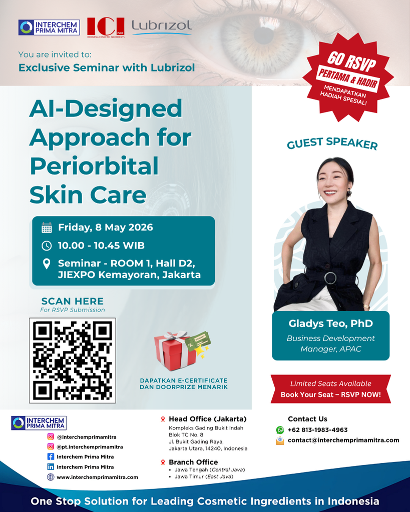 Seminar Lubrizol ICI Jakarta 2026 - AI Designed Approach for Periorbital Skin Care
