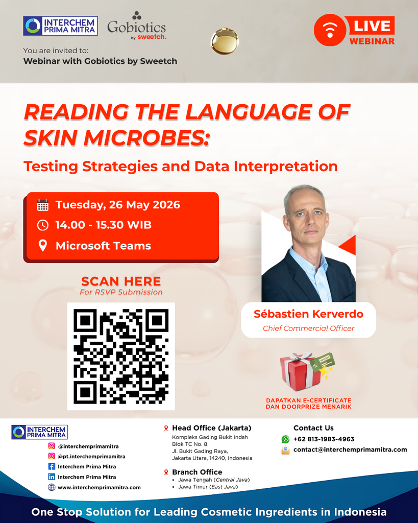 Webinar Gobiotics by Sweetch 2026 - Reading The Language of Skin Microbes