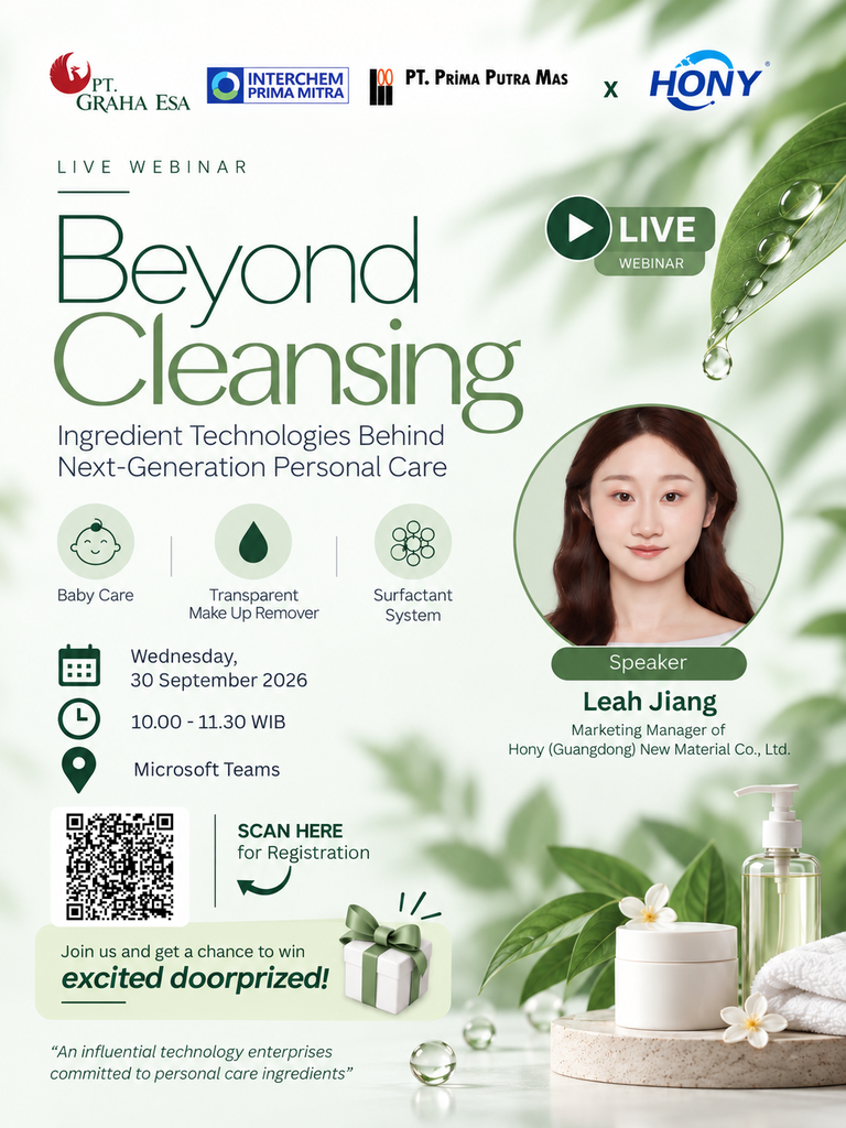 Webinar Hony 2026 - Beyond Cleansing